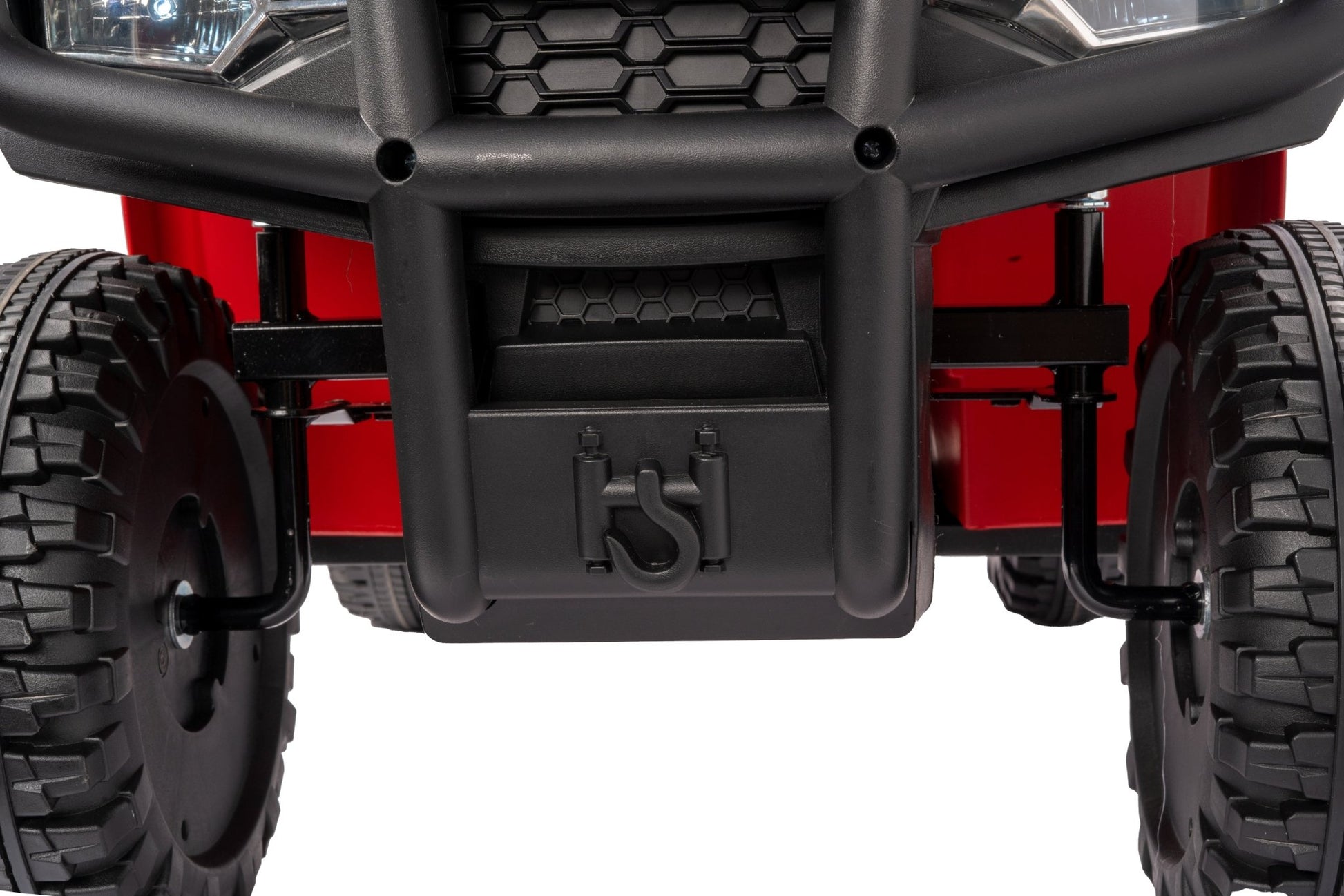 Licensed Arctic Cat 24V Ride - On ATV Quad Bike for Kids | Remote Control, LED Lights, EVA Wheels - with Red Arctic Cat ATV | Sold by Uncle Wiener's Wholesale