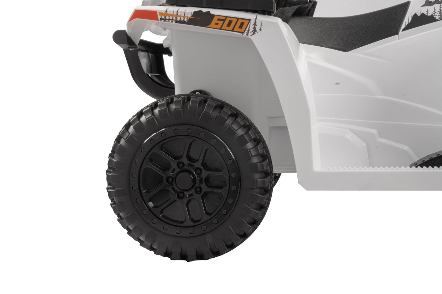 Licensed Arctic Cat 24V Ride - On ATV Quad Bike for Kids | Remote Control, LED Lights, EVA Wheels - with White Arctic Cat ATV | Sold by Uncle Wiener's Wholesale