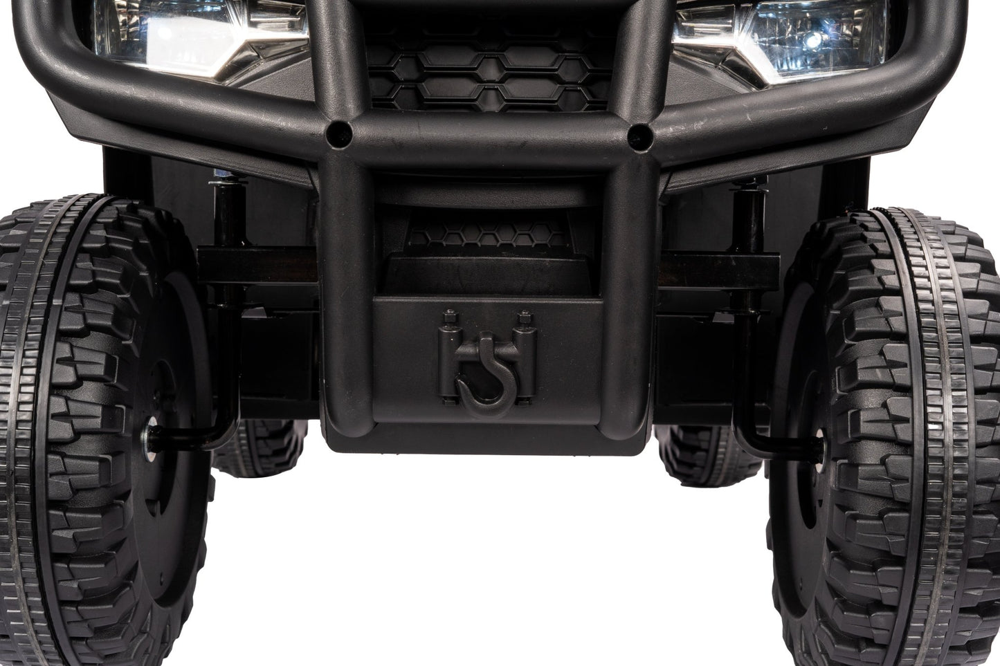 Licensed Arctic Cat 24V Ride - On ATV Quad Bike for Kids | Remote Control, LED Lights, EVA Wheels - with Grey Arctic Cat ATV | Sold by Uncle Wiener's Wholesale