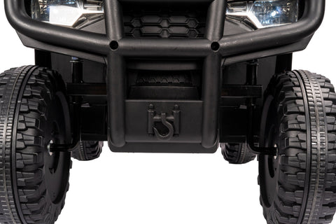 Licensed Arctic Cat 24V Ride - On ATV Quad Bike for Kids | Remote Control, LED Lights, EVA Wheels - with Grey Arctic Cat ATV | Sold by Uncle Wiener's Wholesale