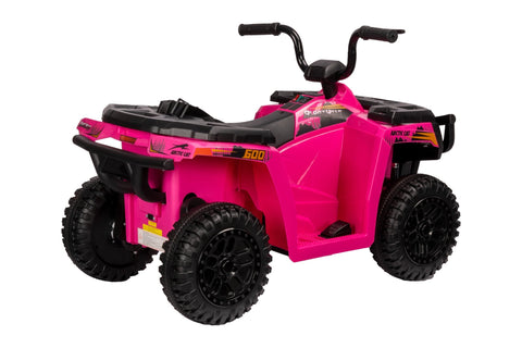 Licensed Arctic Cat 24V Ride - On ATV Quad Bike for Kids | Remote Control, LED Lights, EVA Wheels - with Pink Arctic Cat ATV | Sold by Uncle Wiener's Wholesale