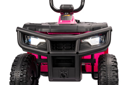 Licensed Arctic Cat 24V Ride - On ATV Quad Bike for Kids | Remote Control, LED Lights, EVA Wheels - with Pink Arctic Cat ATV | Sold by Uncle Wiener's Wholesale