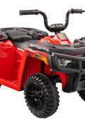 Licensed Arctic Cat 24V Ride - On ATV Quad Bike for Kids | Remote Control, LED Lights, EVA Wheels - with Red Arctic Cat ATV | Sold by Uncle Wiener's Wholesale