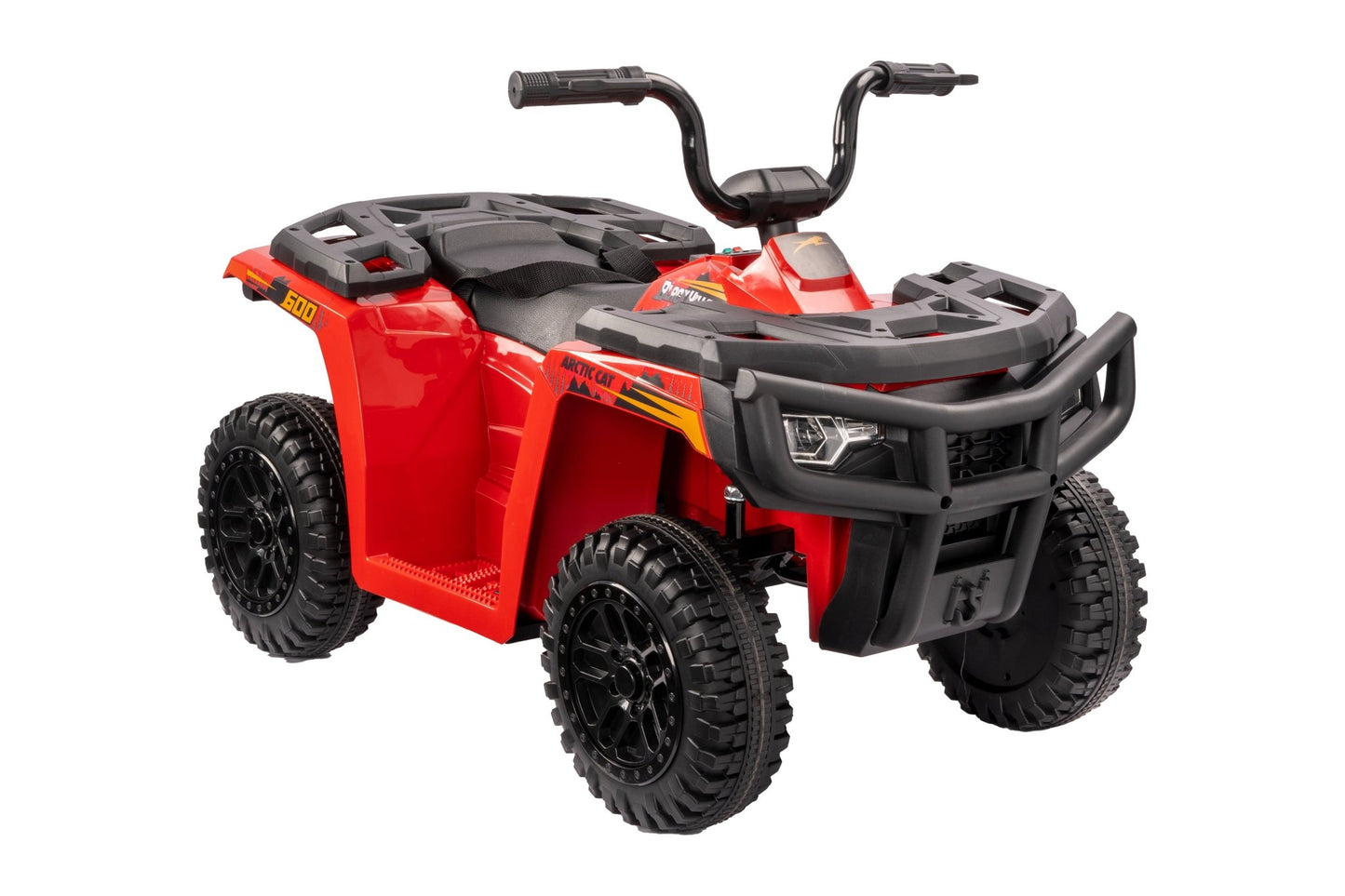 Licensed Arctic Cat 24V Ride - On ATV Quad Bike for Kids | Remote Control, LED Lights, EVA Wheels - with Red Arctic Cat ATV | Sold by Uncle Wiener's Wholesale