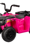 Licensed Arctic Cat 24V Ride - On ATV Quad Bike for Kids | Remote Control, LED Lights, EVA Wheels - with Pink Arctic Cat ATV | Sold by Uncle Wiener's Wholesale