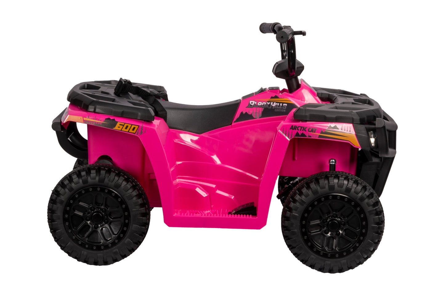 Licensed Arctic Cat 24V Ride - On ATV Quad Bike for Kids | Remote Control, LED Lights, EVA Wheels - with Pink Arctic Cat ATV | Sold by Uncle Wiener's Wholesale