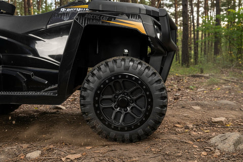 Licensed Arctic Cat 24V Ride - On ATV Quad Bike for Kids | Remote Control, LED Lights, EVA Wheels - with Grey Arctic Cat ATV | Sold by Uncle Wiener's Wholesale