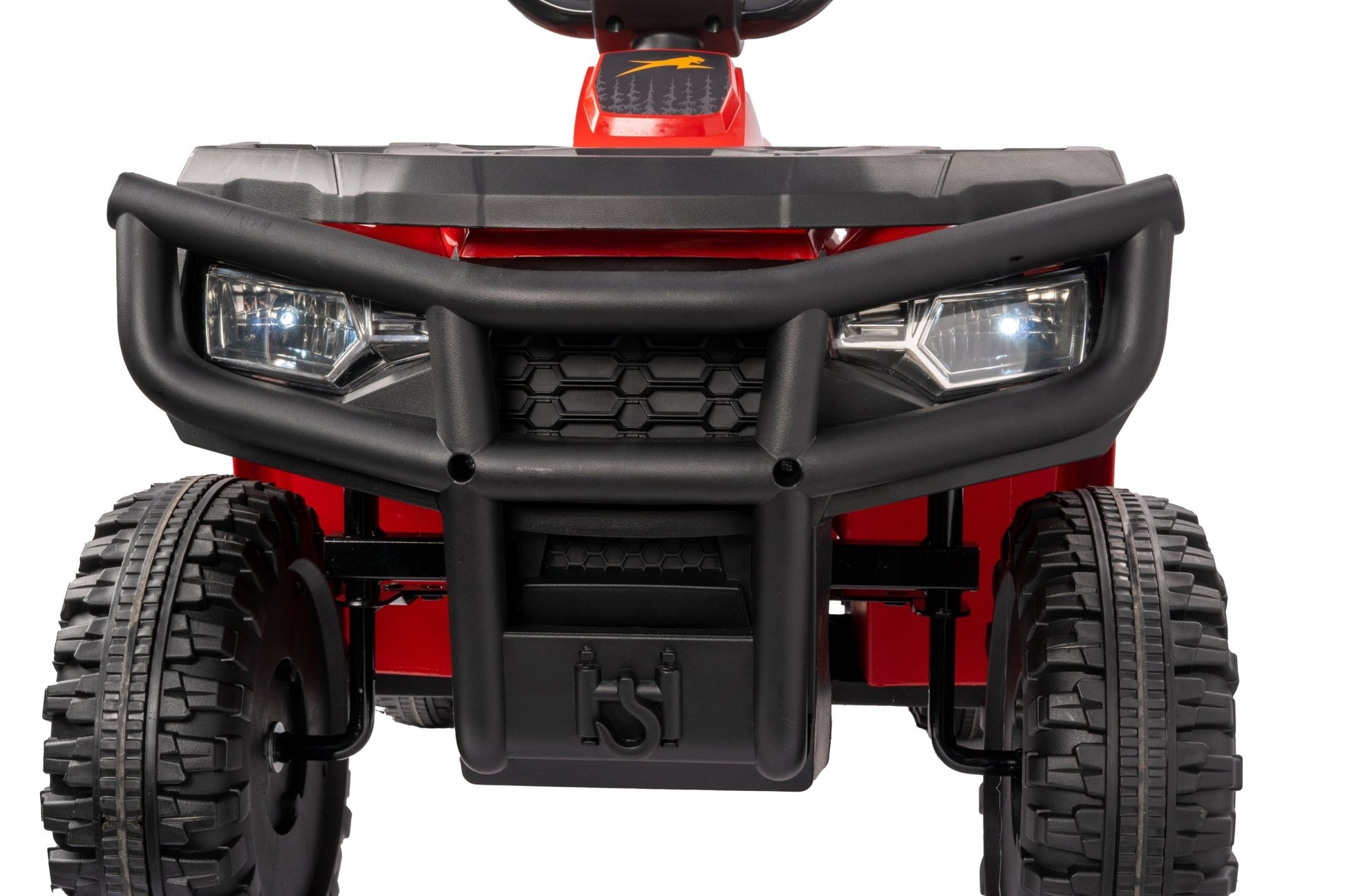 Licensed Arctic Cat 24V Ride - On ATV Quad Bike for Kids | Remote Control, LED Lights, EVA Wheels - with Red Arctic Cat ATV | Sold by Uncle Wiener's Wholesale