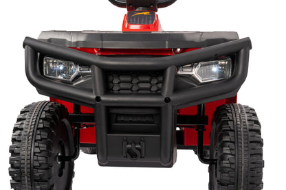 Licensed Arctic Cat 24V Ride - On ATV Quad Bike for Kids | Remote Control, LED Lights, EVA Wheels - with Red Arctic Cat ATV | Sold by Uncle Wiener's Wholesale