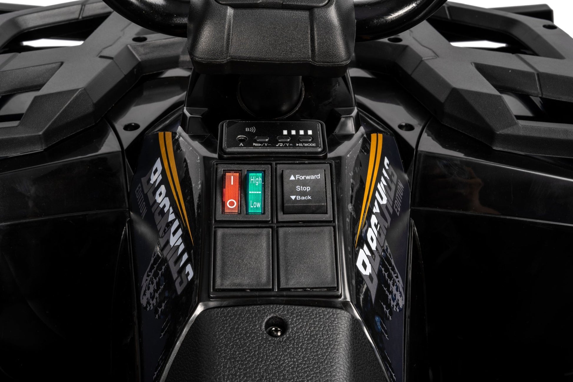 Licensed Arctic Cat 24V Ride - On ATV Quad Bike for Kids | Remote Control, LED Lights, EVA Wheels - with Grey Arctic Cat ATV | Sold by Uncle Wiener's Wholesale