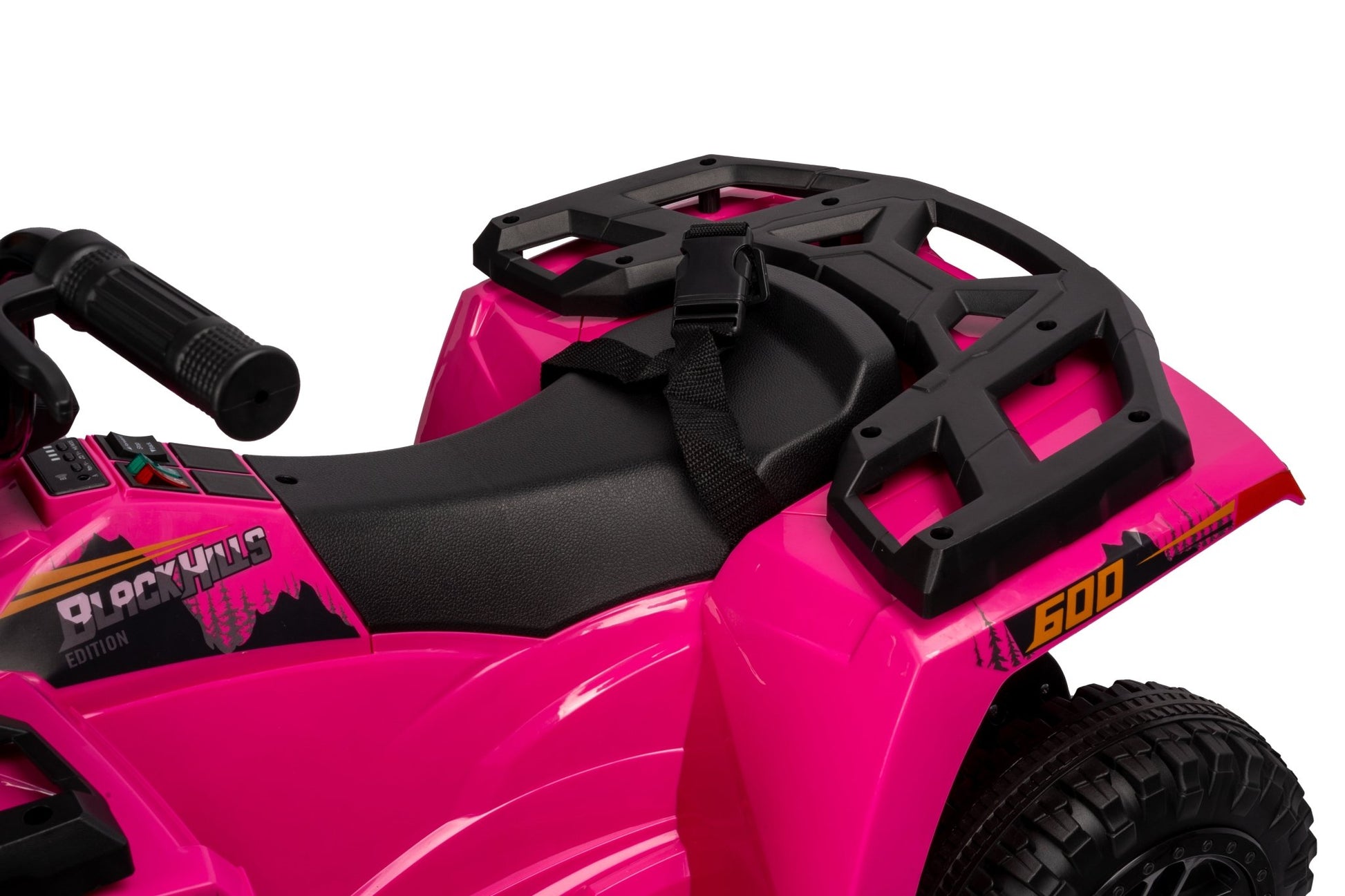 Licensed Arctic Cat 24V Ride - On ATV Quad Bike for Kids | Remote Control, LED Lights, EVA Wheels - with Pink Arctic Cat ATV | Sold by Uncle Wiener's Wholesale