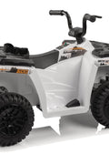 Licensed Arctic Cat 24V Ride - On ATV Quad Bike for Kids | Remote Control, LED Lights, EVA Wheels - with White Arctic Cat ATV | Sold by Uncle Wiener's Wholesale