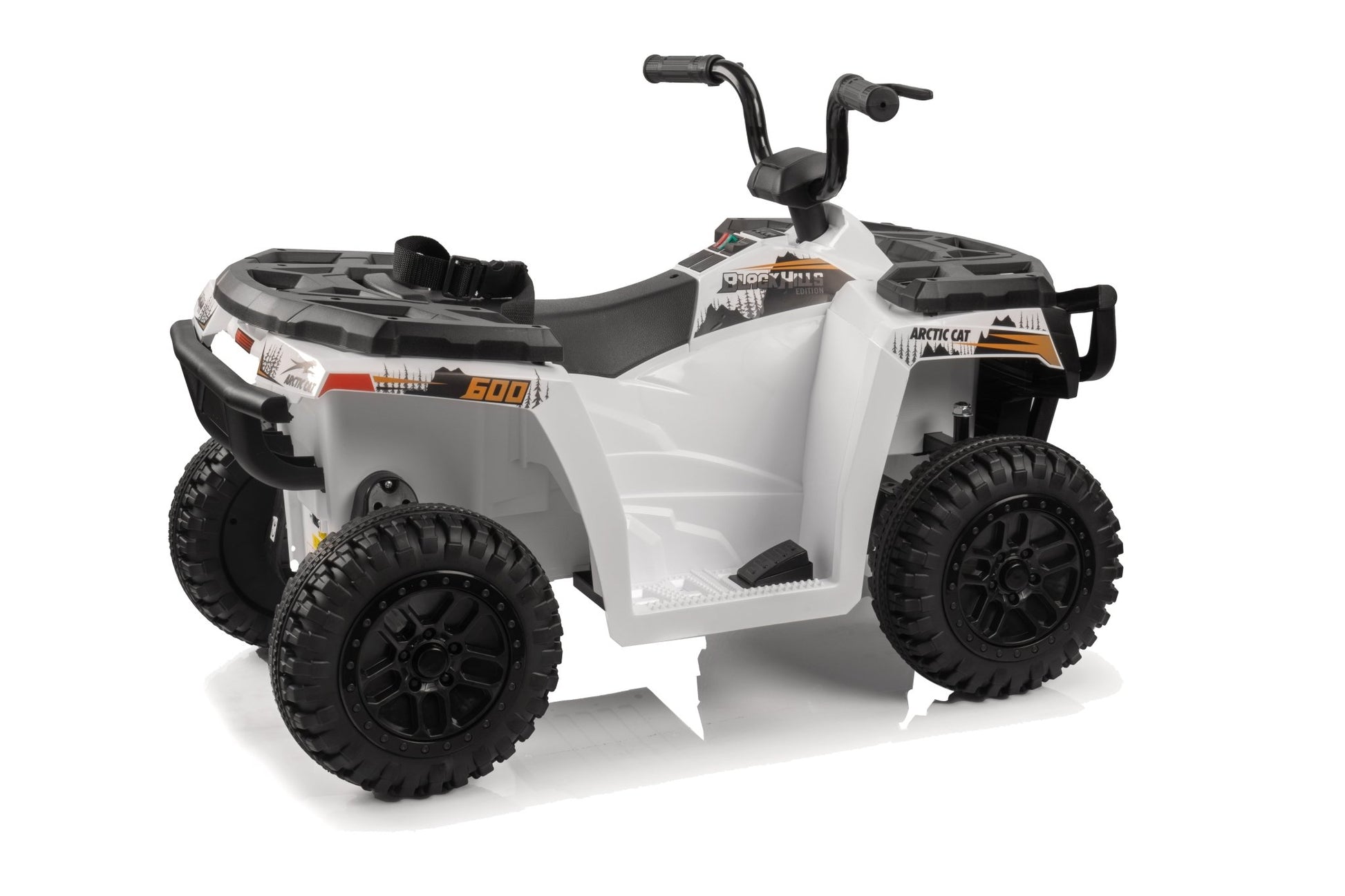 Licensed Arctic Cat 24V Ride - On ATV Quad Bike for Kids | Remote Control, LED Lights, EVA Wheels - with White Arctic Cat ATV | Sold by Uncle Wiener's Wholesale