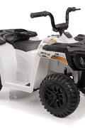Licensed Arctic Cat 24V Ride - On ATV Quad Bike for Kids | Remote Control, LED Lights, EVA Wheels - with White Arctic Cat ATV | Sold by Uncle Wiener's Wholesale