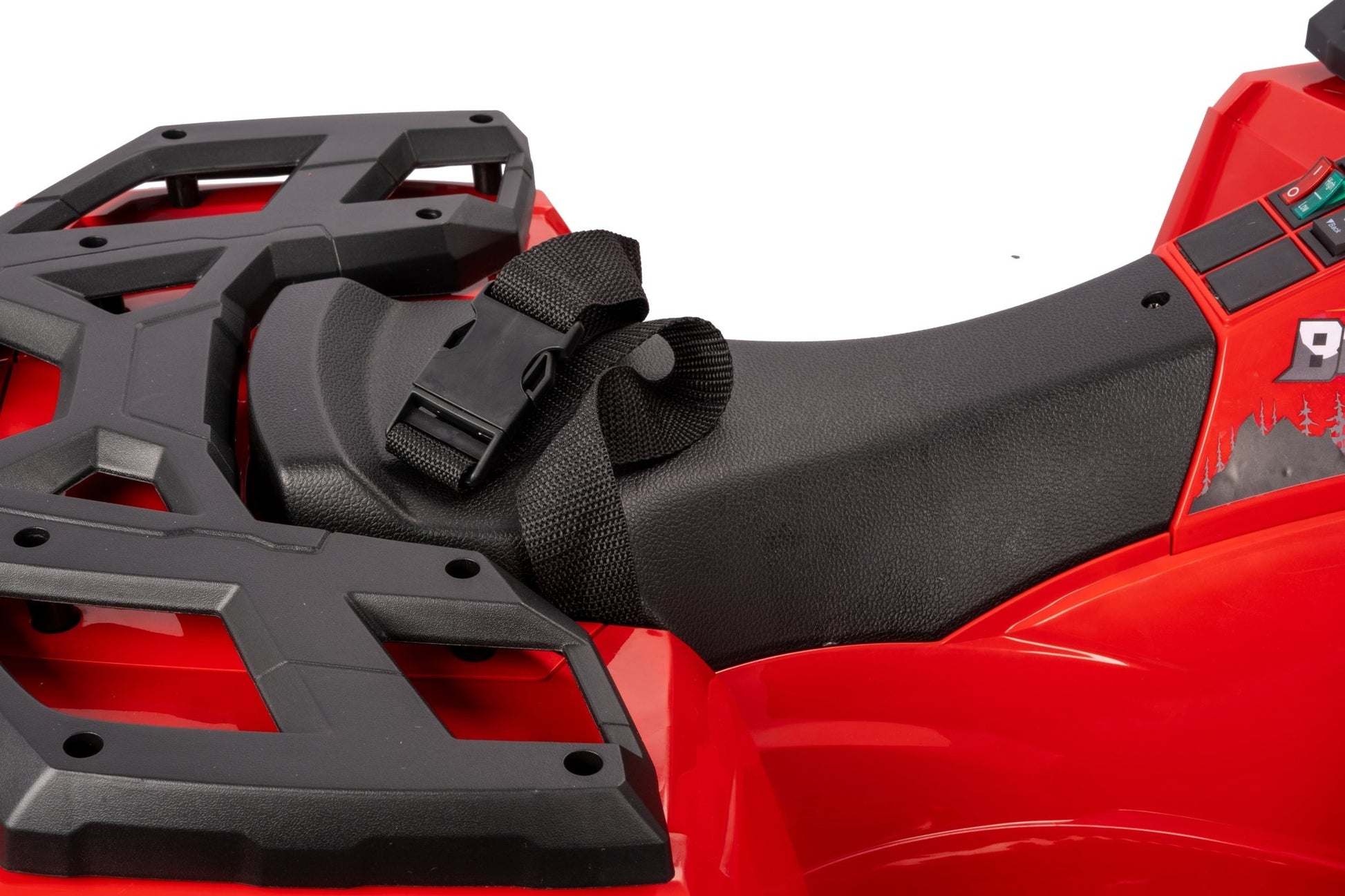 Licensed Arctic Cat 24V Ride - On ATV Quad Bike for Kids | Remote Control, LED Lights, EVA Wheels - with Red Arctic Cat ATV | Sold by Uncle Wiener's Wholesale