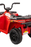 Licensed Arctic Cat 24V Ride - On ATV Quad Bike for Kids | Remote Control, LED Lights, EVA Wheels - with Red Arctic Cat ATV | Sold by Uncle Wiener's Wholesale