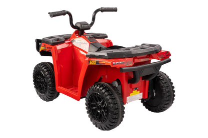 Licensed Arctic Cat 24V Ride - On ATV Quad Bike for Kids | Remote Control, LED Lights, EVA Wheels - with Red Arctic Cat ATV | Sold by Uncle Wiener's Wholesale