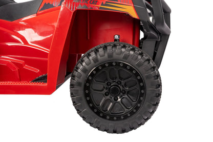 Licensed Arctic Cat 24V Ride - On ATV Quad Bike for Kids | Remote Control, LED Lights, EVA Wheels - with Red Arctic Cat ATV | Sold by Uncle Wiener's Wholesale