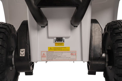 Licensed Arctic Cat 24V Ride - On ATV Quad Bike for Kids | Remote Control, LED Lights, EVA Wheels - with White Arctic Cat ATV | Sold by Uncle Wiener's Wholesale