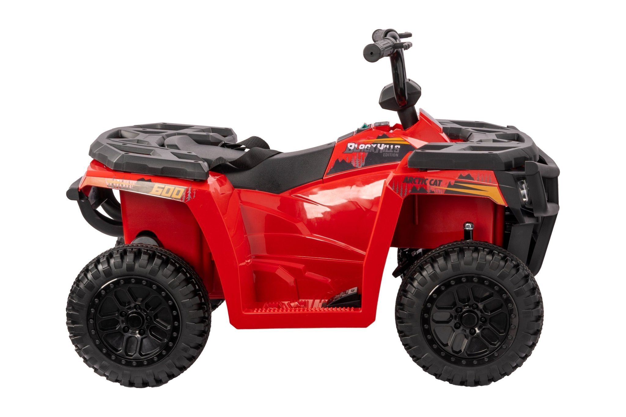 Licensed Arctic Cat 24V Ride - On ATV Quad Bike for Kids | Remote Control, LED Lights, EVA Wheels - with Red Arctic Cat ATV | Sold by Uncle Wiener's Wholesale