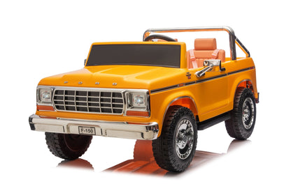 Licensed Ford F-150 24V Kids Ride-On Truck with Remote Control, Leather Seat, EVA Wheels & 150W Brushless Motor - with Red | Sold by Uncle Wiener's Wholesale