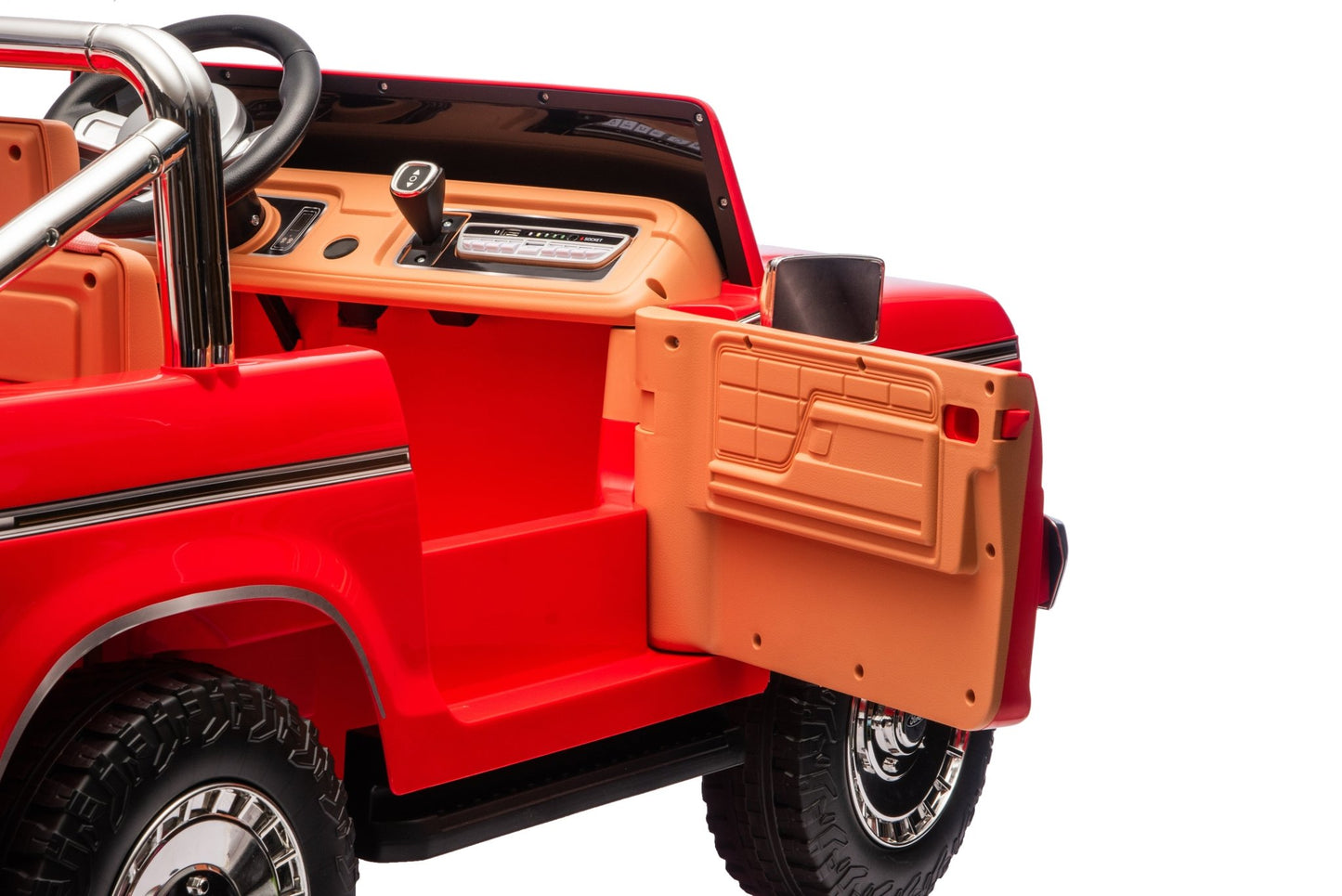 Licensed Ford F-150 24V Kids Ride-On Truck with Remote Control, Leather Seat, EVA Wheels & 150W Brushless Motor - with Blue | Sold by Uncle Wiener's Wholesale