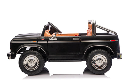 Licensed Ford F-150 24V Kids Ride-On Truck with Remote Control, Leather Seat, EVA Wheels & 150W Brushless Motor - with Black | Sold by Uncle Wiener's Wholesale