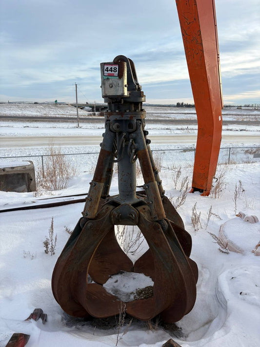 Liebherr 1.0 CY Orange Peel Grapple – Like New – Heavy Duty Scrap Grapple - with | Sold by Uncle Wiener's Wholesale