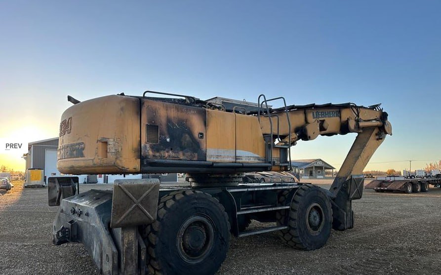 Liebherr A934C Wheeled Material Handler – 2008 (Logging Spec) | Equipment Part - Out | Used OEM Liebherr Parts - with | Sold by Uncle Wiener's Wholesale