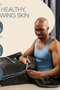 LifePro Sauna Blanket for Detoxification - Portable Far Infrared Sauna for Home Detox Calm Your Body and Mind Regular Black - with | Sold by Uncle Wiener's Wholesale