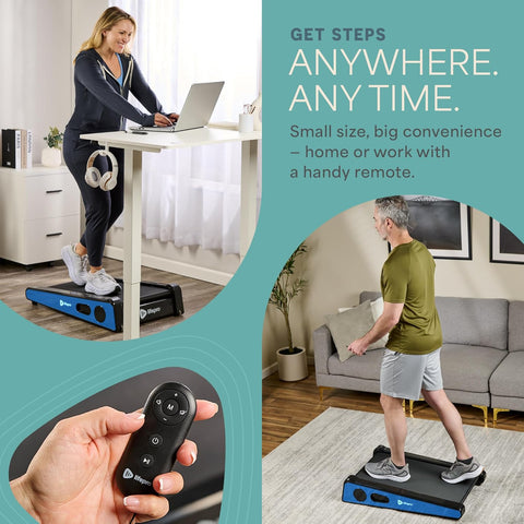 LifePro 30-inch mini under desk walking treadmill for home and office with LED display, 3 MPH speed, compact and lightweight design