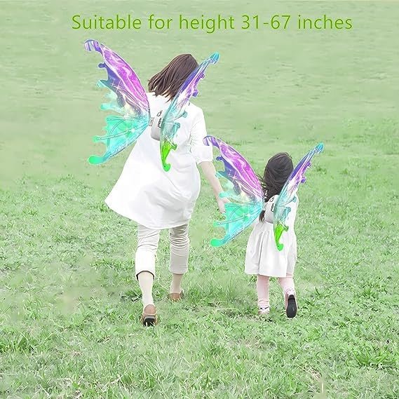 Light Up Butterfly Fairy Wings Costume Kids LED Dress Up Set CPS286059 - with | Sold by Uncle Wiener's Wholesale