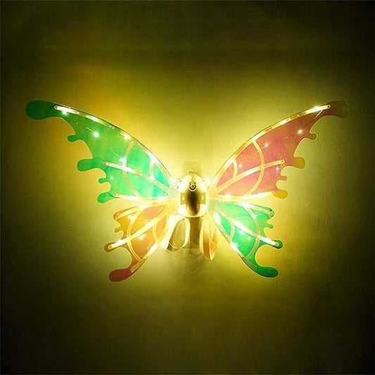 Light Up Butterfly Fairy Wings Costume Kids LED Dress Up Set CPS286059 - with | Sold by Uncle Wiener's Wholesale
