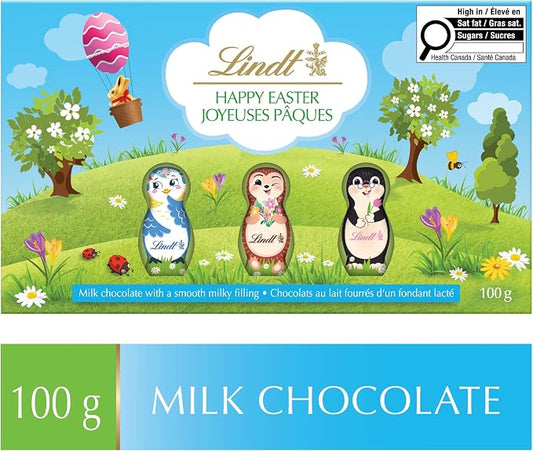 Lindt Fun Friends Easter Milk Chocolates – 100 g Bag, Premium Foil-Wrapped Easter Candy - Snack with | Sold by Uncle Wiener's Wholesale