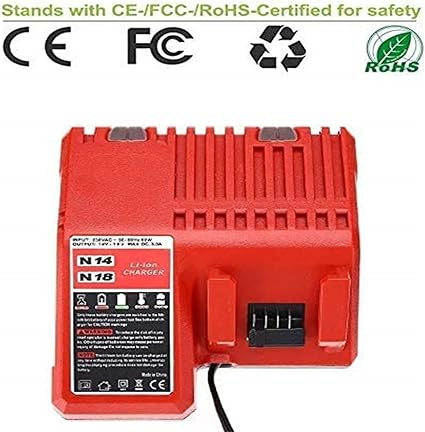 Lithium - Ion Multi - Voltage Battery Charger for Milwaukee M18 & M12 Tools - CDM18CHARGER - with | Sold by Uncle Wiener's Wholesale