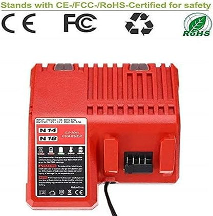 Lithium - Ion Multi - Voltage Battery Charger for Milwaukee M18 & M12 Tools - CDM18CHARGER - with | Sold by Uncle Wiener's Wholesale