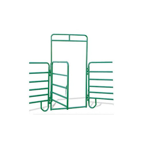 Livestock Panels for Sheep & Goats – 5 ft x 9.5 ft Heavy - Duty Steel Fencing + Optional Arch Entry Gate - with Arch Entry Gate | Sold by Uncle Wiener's Wholesale