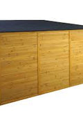 Lockable Outdoor Bicycle Storage Shed | 2 - Bike Garage & Tool Shed | Weatherproof Wood G488 - with | Sold by Uncle Wiener's Wholesale