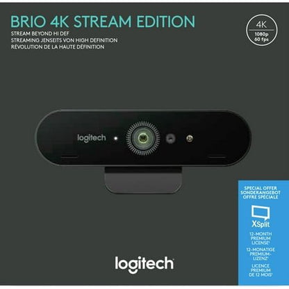 Logitech BRIO STREAM Webcam, 90 fps, USB 3.0 - with | Sold by Uncle Wiener's Wholesale