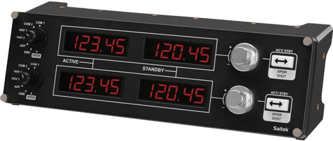 Logitech G USB G Pro Flight Radio Panel - with Black | Sold by Uncle Wiener's Wholesale