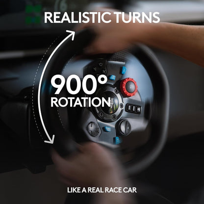 Logitech Gaming Dual - motor Feedback Driving Force G29 Racing Wheel with Responsive Pedals for PlayStation 4 and PlayStation 3. Little bit used - with | Sold by Uncle Wiener's Wholesale