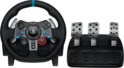 Logitech Gaming Dual - motor Feedback Driving Force G29 Racing Wheel with Responsive Pedals for PlayStation 4 and PlayStation 3. Little bit used - with | Sold by Uncle Wiener's Wholesale