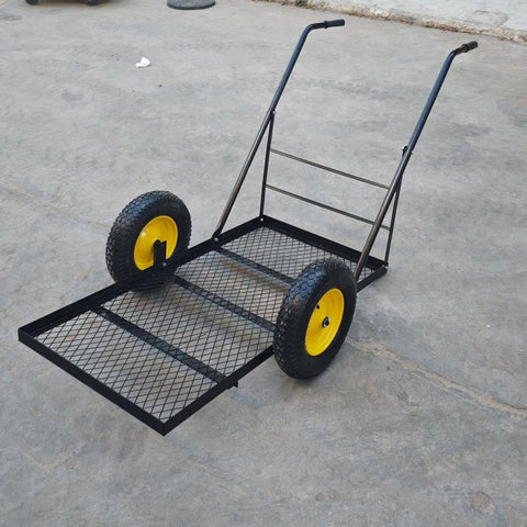 Low Profile Landscape Cart with Wide Deck & Heavy - Duty Frame LPLC4824 - with | Sold by Uncle Wiener's Wholesale
