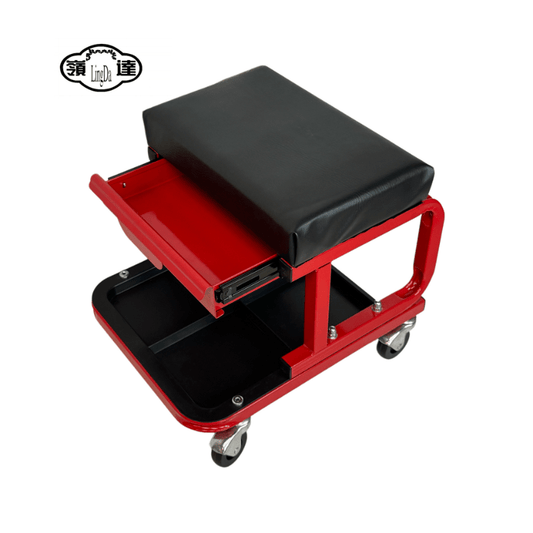 Low - Profile Rolling Mechanic Stool Adjustable Height LD18012 - with | Sold by Uncle Wiener's Wholesale