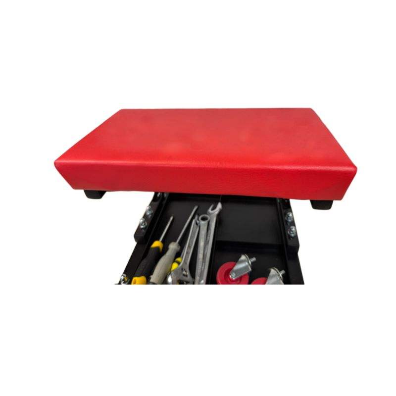 Low-Profile Rolling Mechanic Stool LD18012 - with | Sold by Uncle Wiener's Wholesale
