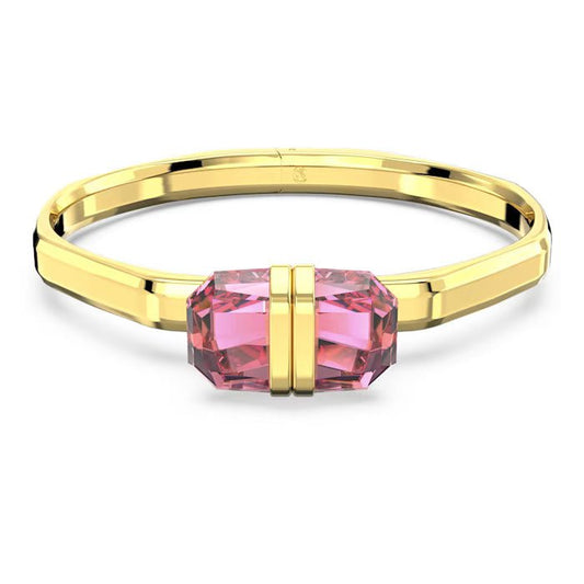 Lucent Bangle, Magnetic Closure, Pink, Gold - tone Plated - with pink | Sold by Uncle Wiener's Wholesale