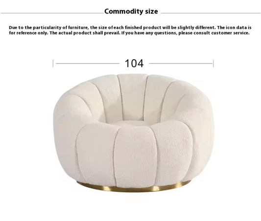 Luxury White Velvet Lounge Chair with Matching Ottoman – Gold Base, Modern Accent Seating Set 2505051 - with | Sold by Uncle Wiener's Wholesale