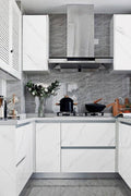 LXCREAT Marble Wallpaper Grey/White Contact Paper for Countertops 23.6in x 118in Peel and Stick Wallpaper Self Adhesive and Removable for Kitchen Countertops Cabinet and Bathroom - with 23.6in x 118in | Sold by Uncle Wiener's Wholesale