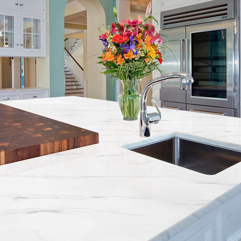 LXCREAT Marble Wallpaper Grey/White Contact Paper for Countertops 23.6in x 118in Peel and Stick Wallpaper Self Adhesive and Removable for Kitchen Countertops Cabinet and Bathroom - with 23.6in x 118in | Sold by Uncle Wiener's Wholesale