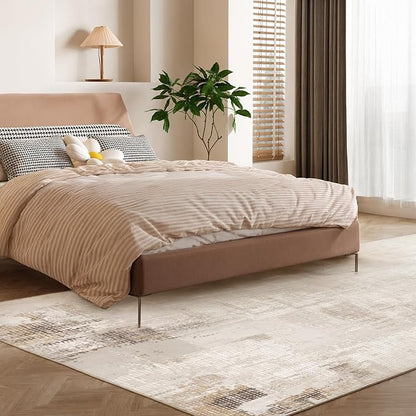 Machine Washable Low - Profile Area Rug with Non - Slip Backing – 6×9 & 8×10 - with 8 × 10 ft Area Rugs - B0DCVDGNRF | Sold by Uncle Wiener's Wholesale